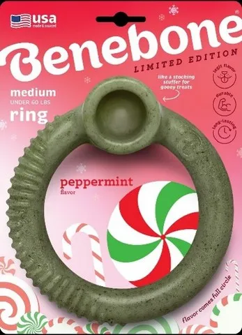 1ea Benebone Ring Peppermint Medium - Items on Sale Now